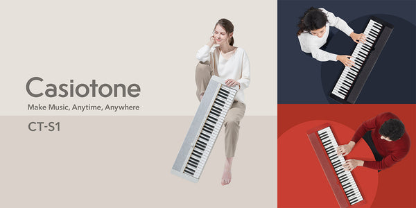 New Casiotone Digital Keyboards with Minimalist Design